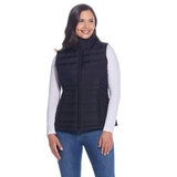 Weatherproof Ladies Quilted Plush 3/4 Vest in Black