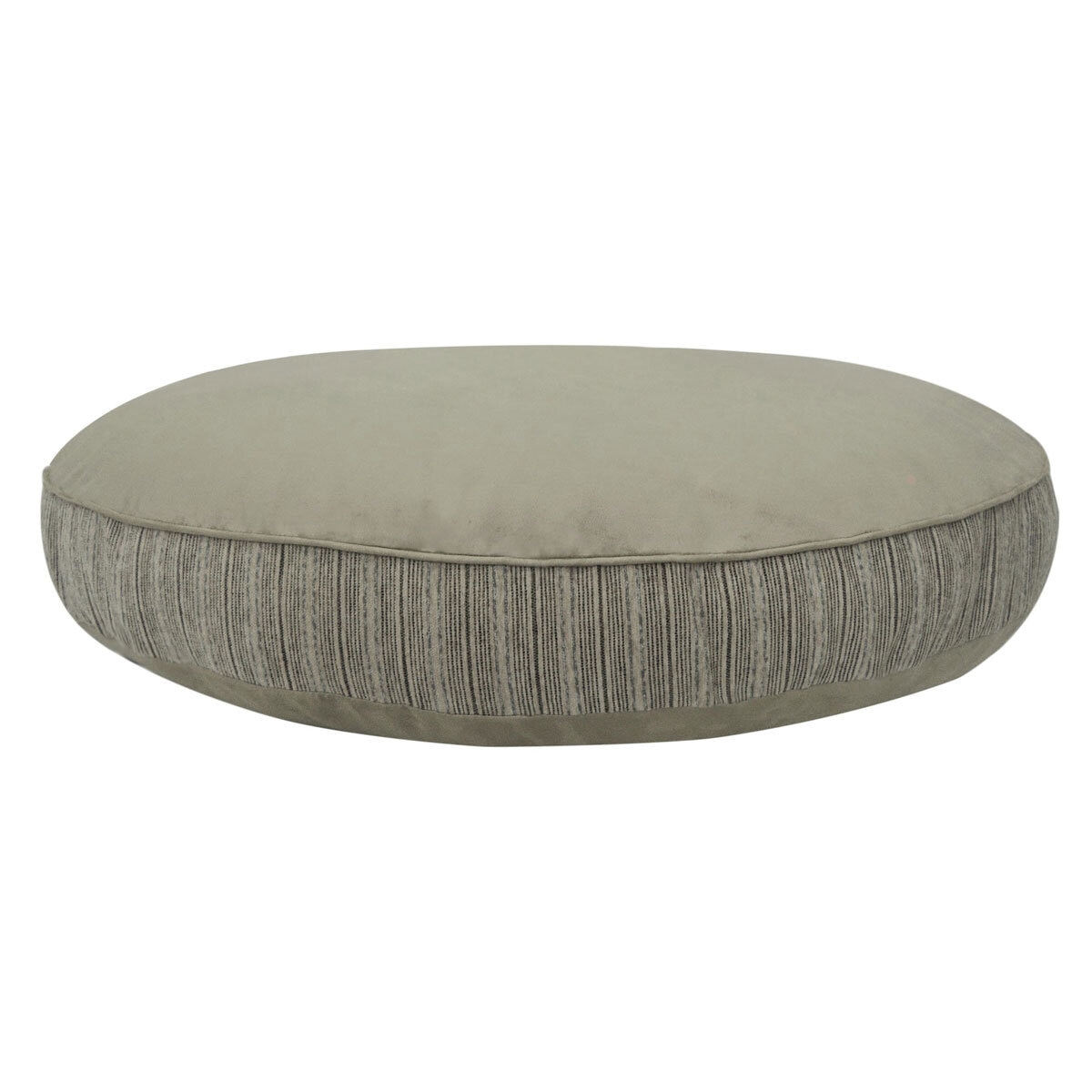 Kirkland Signature 42" (106.7cm) Round Pet Bed in Tan Stripe Design