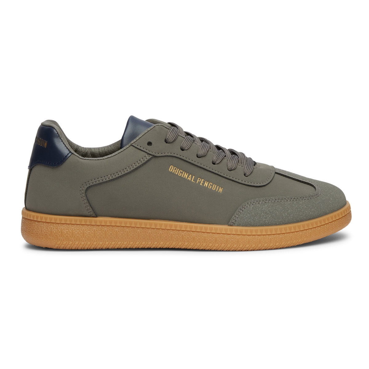 Penguin Salsa Mens Trainer in Charcoal