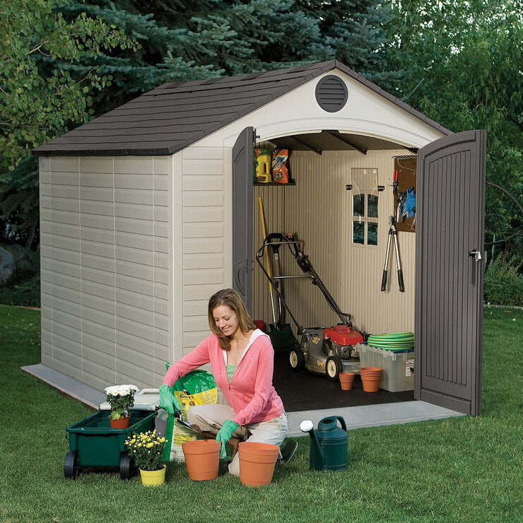 Lifetime 8ft x 10ft (2.4 x 3m) Outdoor Storage Shed | Costco UK