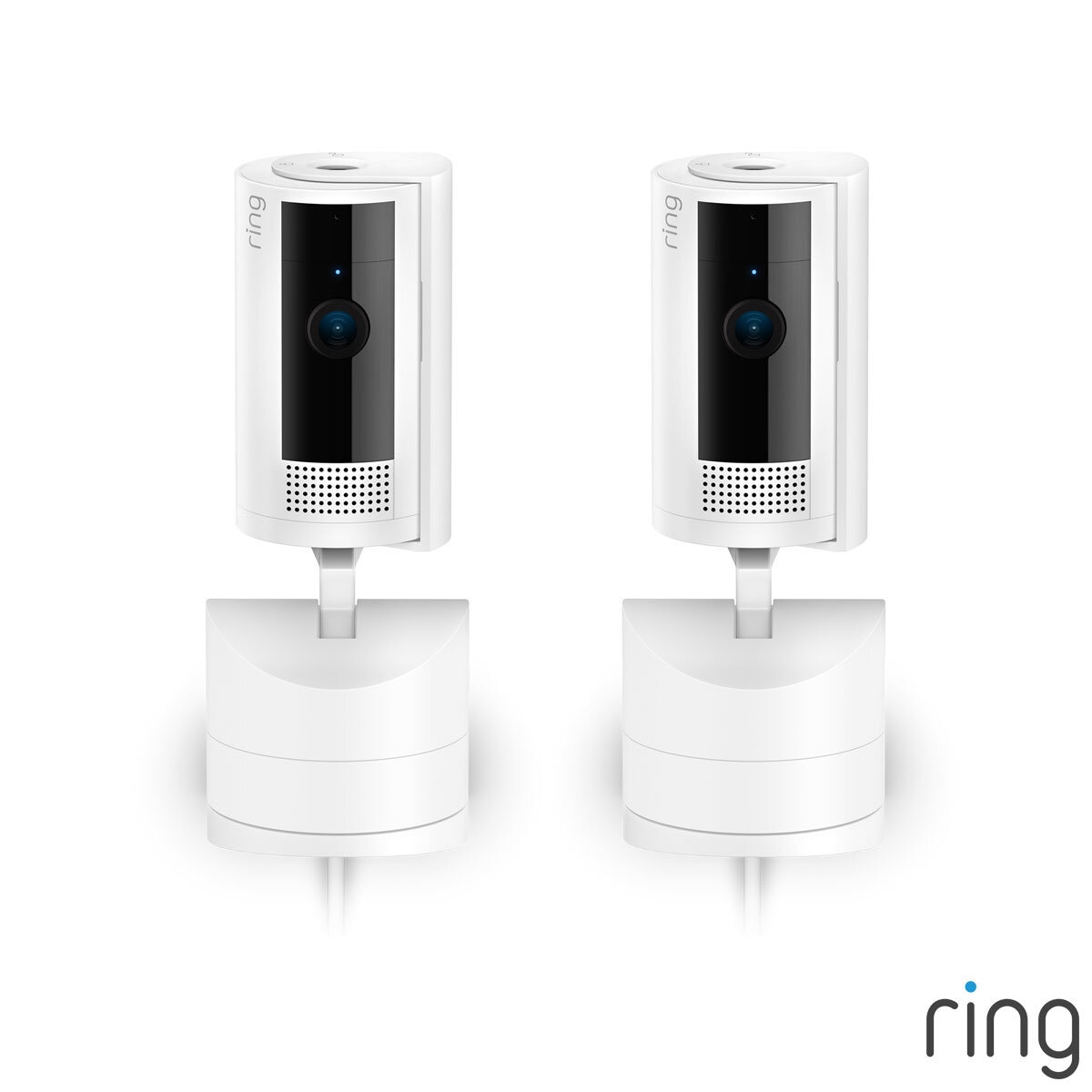Ring Pan-Tilt Indoor Cam 2 Pack in White Ring Pan-Tilt Indoor Cam 2 Pack in White