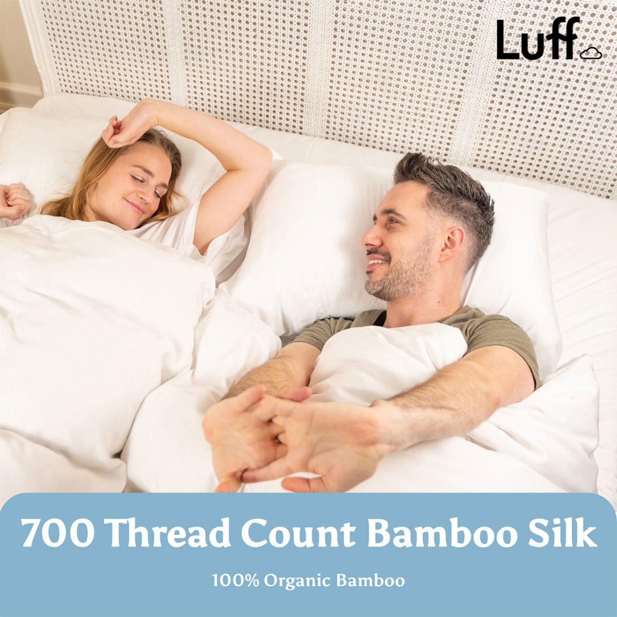 Luff 700 Thread Count 100% Organic Bamboo Duvet Set