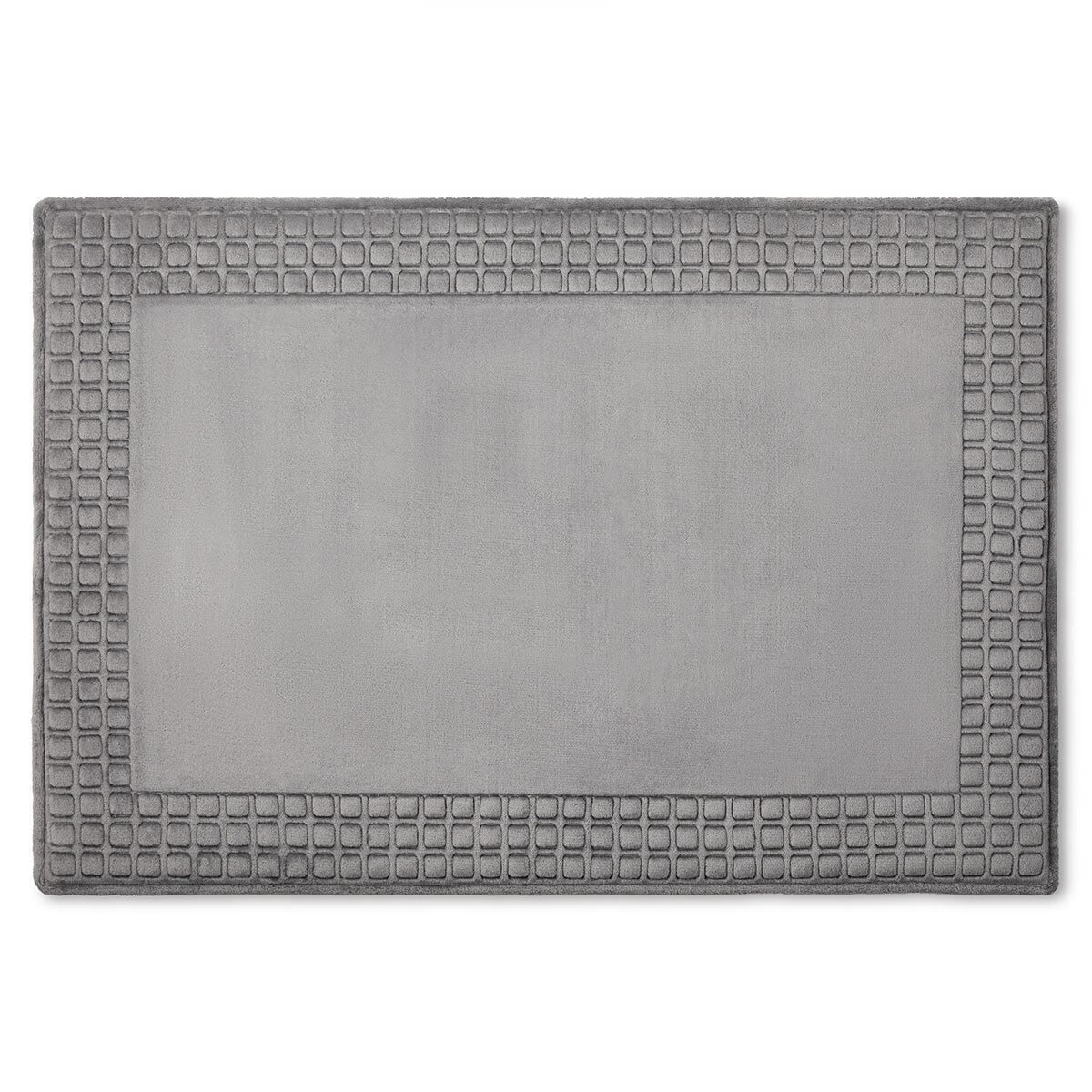 Paramount Memory Foam Plush Bath Mat in Grey, 60 x 91 cm