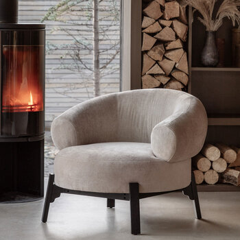 Gallery Ardo Cream Velvet Armchair