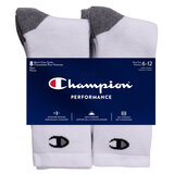 Champion Men's Crew Sock, 8 Pack in 2 Colours
