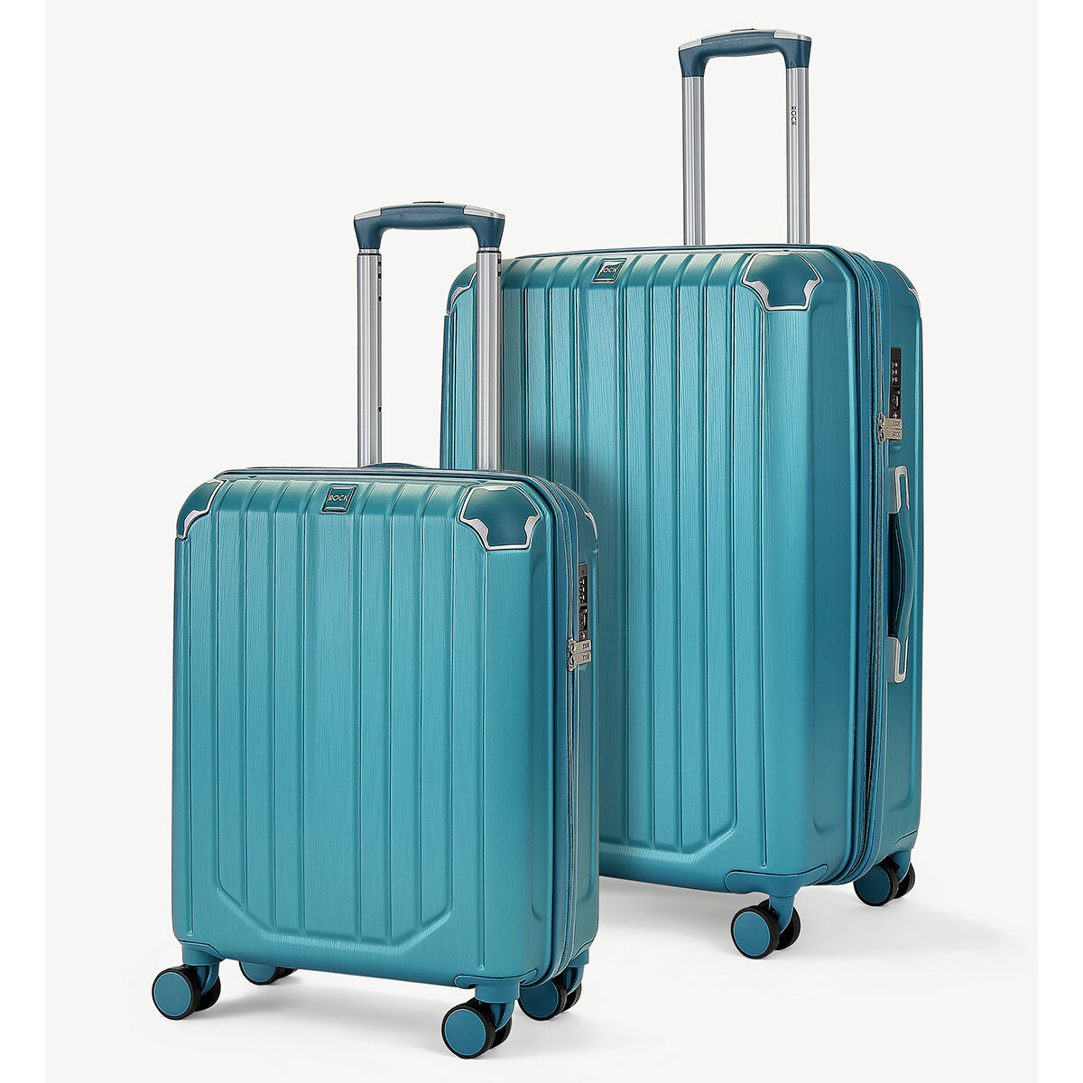 Rock Lupo 2 Piece Hardside Luggage Set in 3 Colours | Costco UK