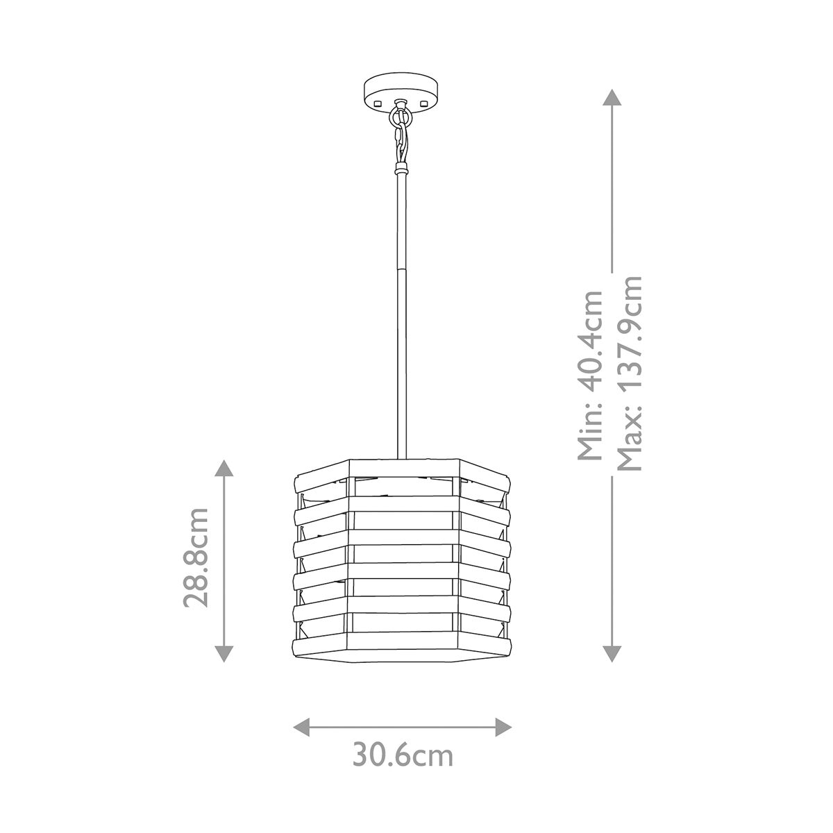 Shoal 1 Light Pendant (SHOAL-1P) at costco.co.uk