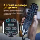 Homedics 2 in 1 Back Massager with Removal Pillow