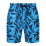 DKNY Mens Swim Shorts in Blue Leaf