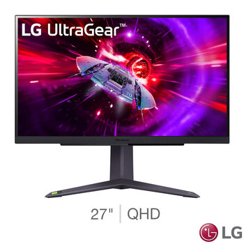 LG UltraGear QHD 165Hz IPS Gaming Monitor, 27GR75Q-B