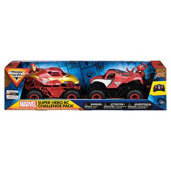 Monster Jam - 1:24 Marvel Super Hero RC Challenge Pack (3+ Years)