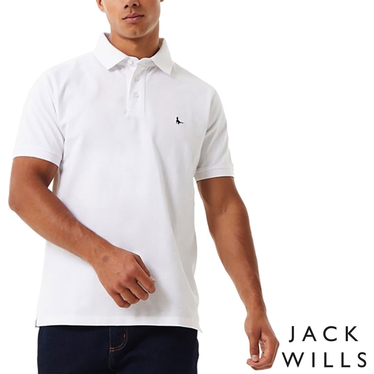 Jack Wills Men's Polo Shirt in White