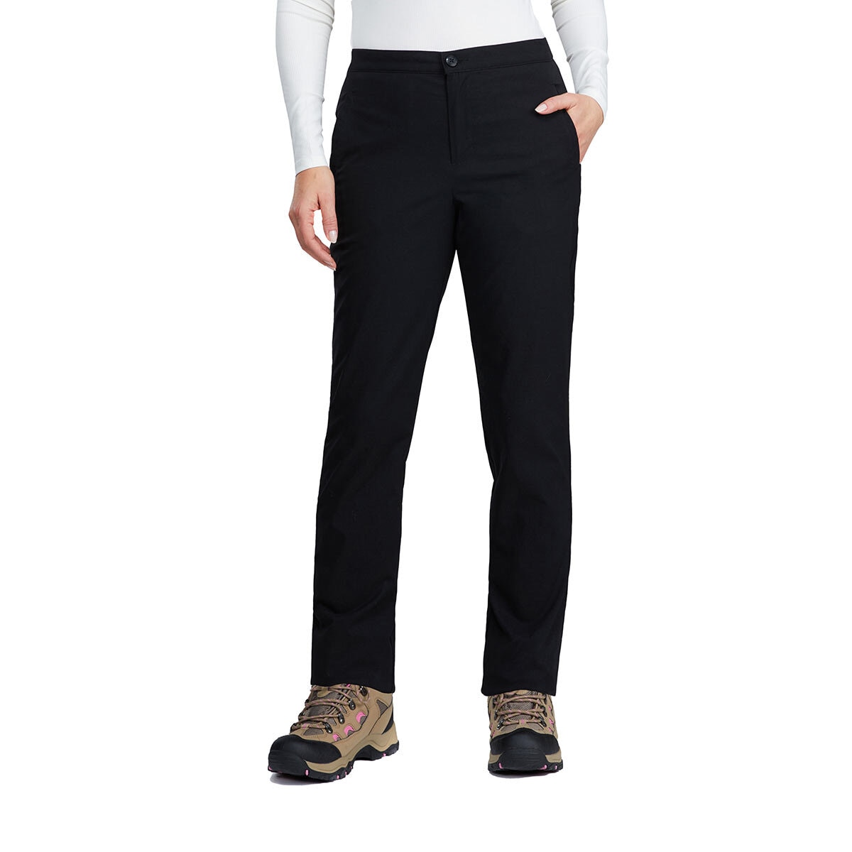 Stormpack Ladies Windproof Fleece Lined Pant in Black C