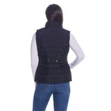 Weatherproof Ladies Quilted Plush 3/4 Vest in Black