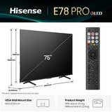 Buy Hisense 75E78QTUK PRO 75 Inch QLED HD Smart TV at Costco.co.uk Buy Hisense 75E78QTUK PRO 75 Inch QLED HD Smart TV at Costco.co.uk