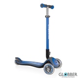 Globber Elite Deluxe Scooter in Navy Blue (3+ Years)