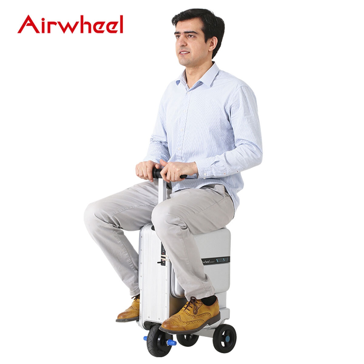 Airwheel SE3T Mini Electric Ride On Hardside Case in Silver