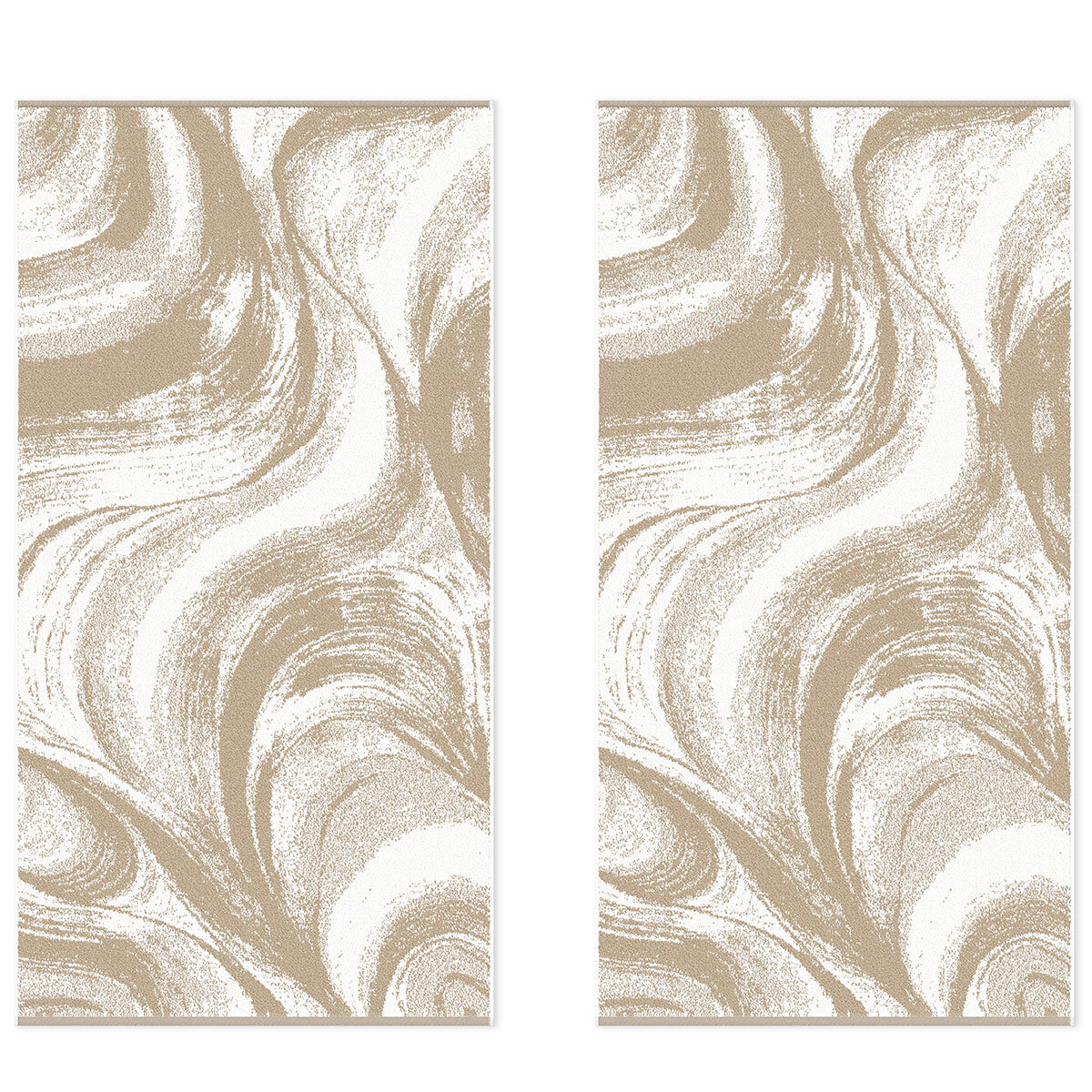 Marble spa design bath towel in taupe