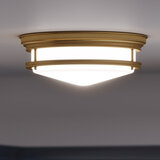 Hadley 3 Light Flush - Brushed Bronze