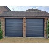 Cardale White Electric Thermaglide Lite Roller Door 77mm with Installation up to 2.5 metres