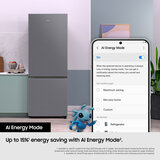 Buy Samsung Bespoke RB38C7B5CS9/EU Fridge Freezer C rated in Silver at Costco.co.uk