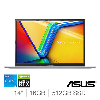 ASUS Vivobook, Intel Core i5, 16GB RAM, 512GB SSD, NVIDIA GeForce RTX 2050, 14 Inch Laptop, K3405ZF-LY134W