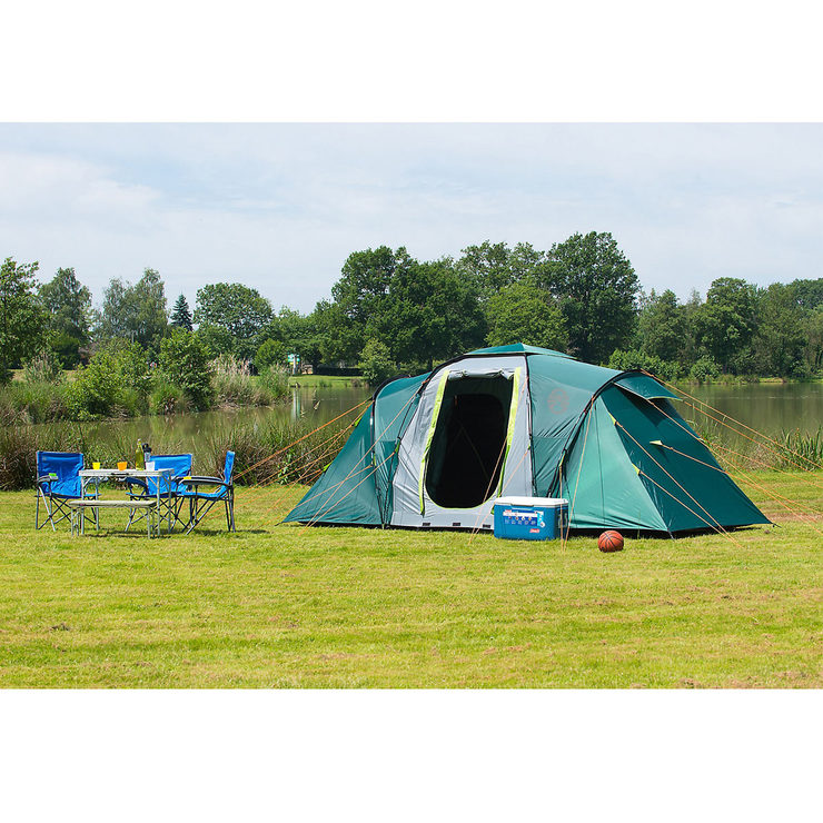Coleman Spruce Falls 4 Person Family Tent with Blackout Bedrooms | Costco UK