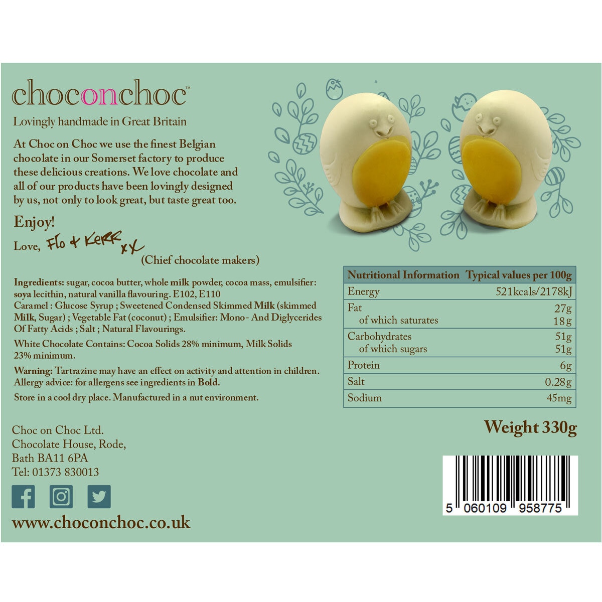 Choc on Choc Chocolate Chicks & Caramel Scotch Eggs, 475g