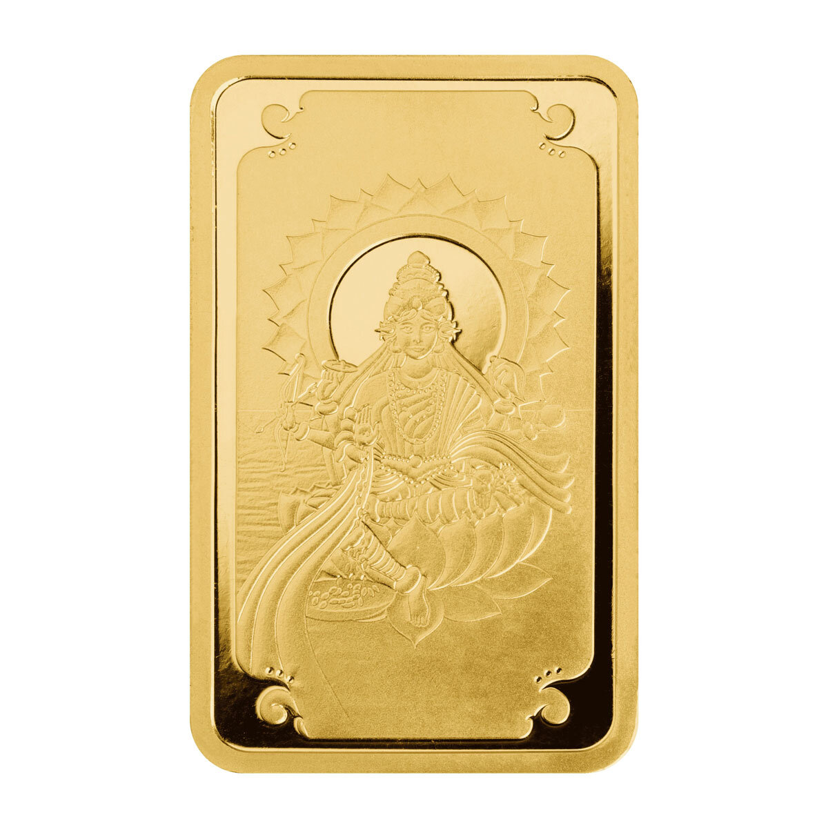 11 Gram Diwali Lakshmi Gold Minted Bar