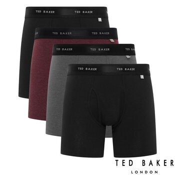 Ted Baker Men's Boxer Shorts, 4 Pack