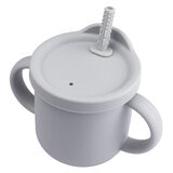 EasyTots Dinky Cup & Sippy Cup Bundle, 2 Pack - Grey