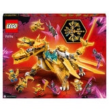 Buy LEGO Ninjago Lloyd's Golden Ultra Dragon Back of Box Image at Costco.co.uk