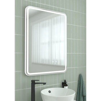 Roper Rhodes Rimini Back Lit Mirror with Demister and Sensor Control 60 x 80 x 2.8 cm