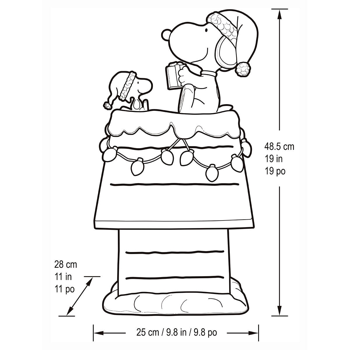 Snoopy Holiday Dog House