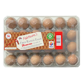 Fairburn's Large Free Range Eggs, Pack of 24