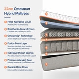 Dormeo Octasmart Rolled Hybrid Mattress in 4 Sizes Dormeo Octasmart Rolled Hybrid Mattress in 4 Sizes