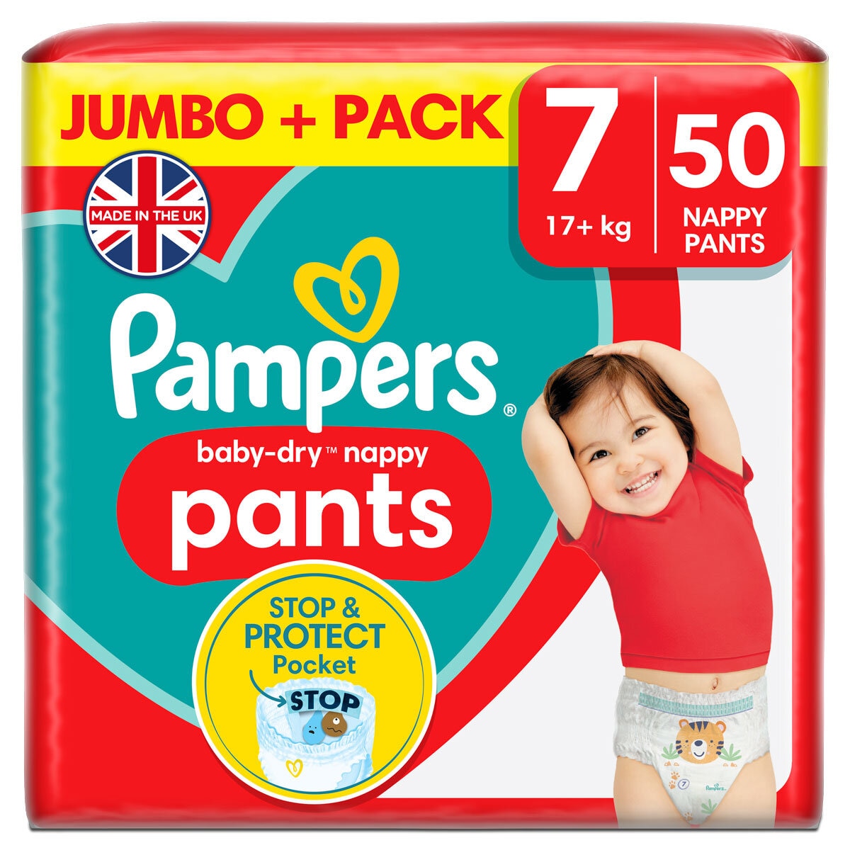 Pampers Baby Dry Pants Size 7,  50 Pack