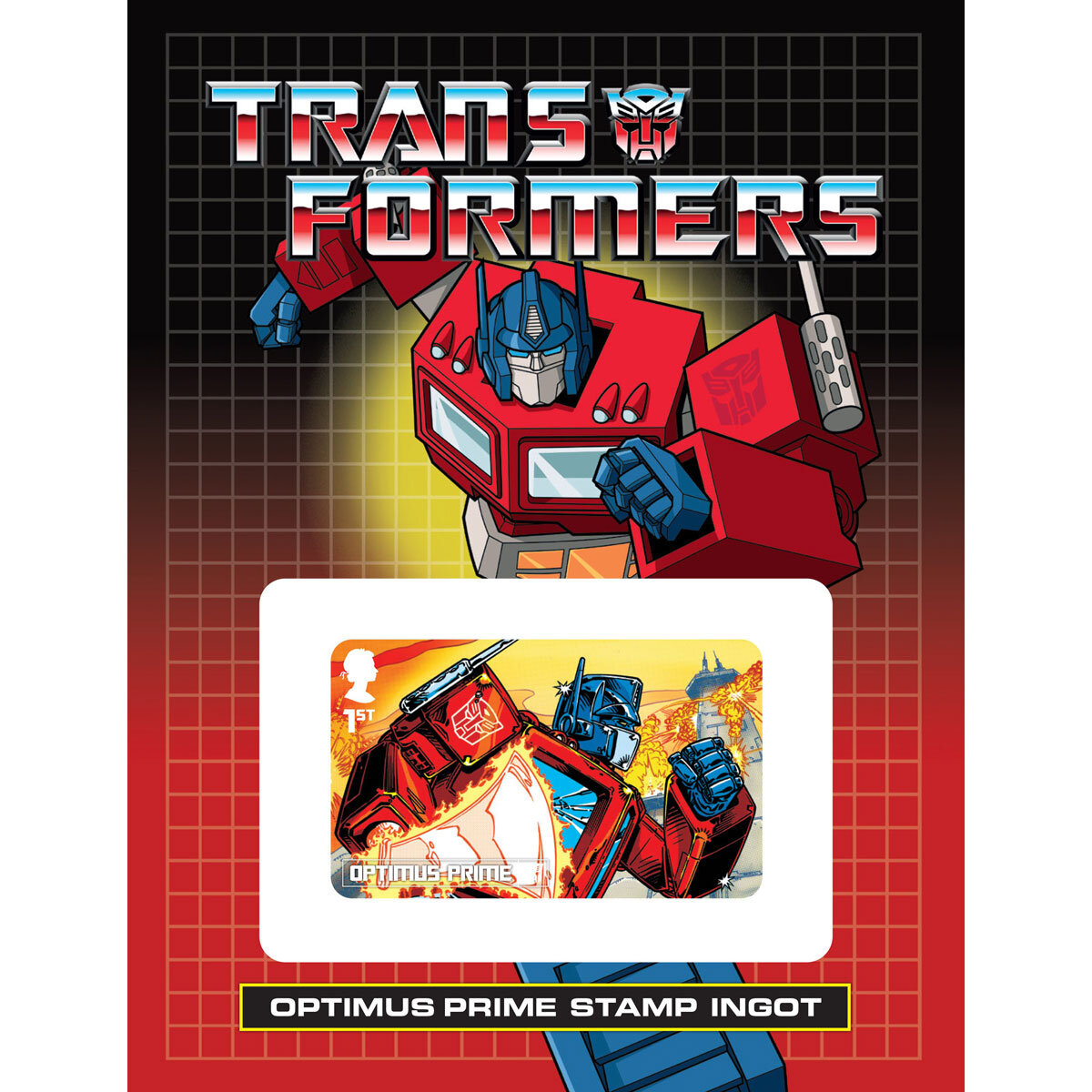 Buy Transformers Optimus Prime Stamp Ingot Front Image at Costco.co.uk