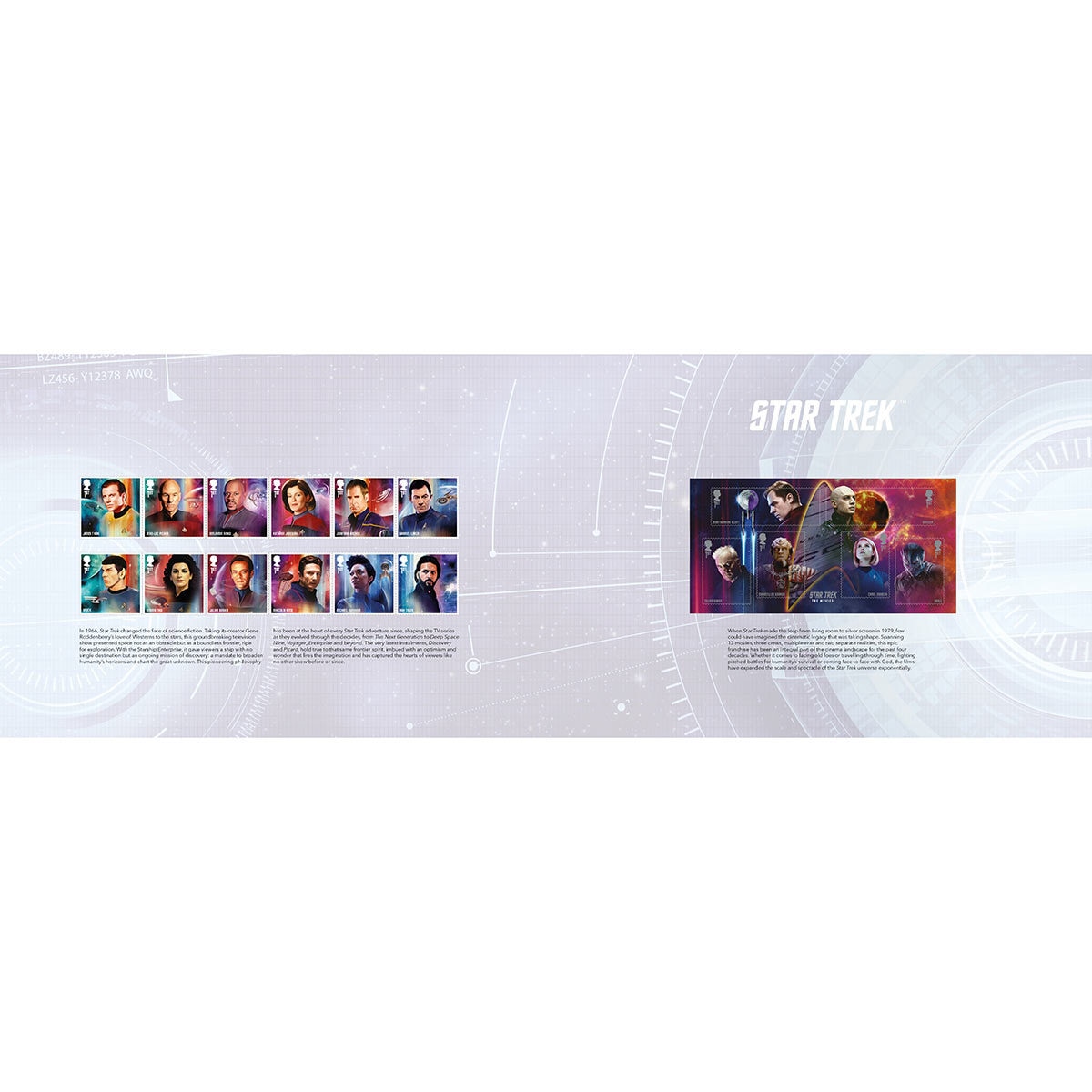 Star Trek Ultimate Souvenir Royal Mail® Collectable Stamps - Souvenir Sheet