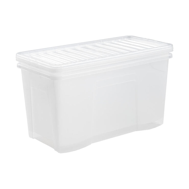 Wham 110 Litre Crystal Box & Lid - 3 Pack | Costco UK