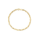 14ct Yellow Gold Paperclip Link Bracelet