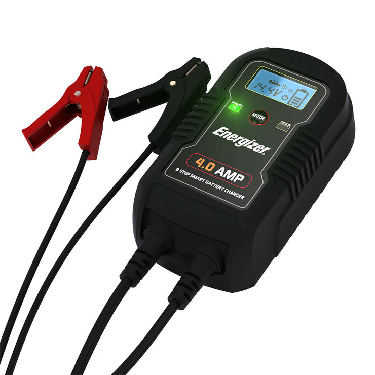 Energizer® 4Amp 9 Step Smart Car Battery Charger - Model ...