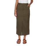 Wellworn Ladies Cargo Maxi Skirt