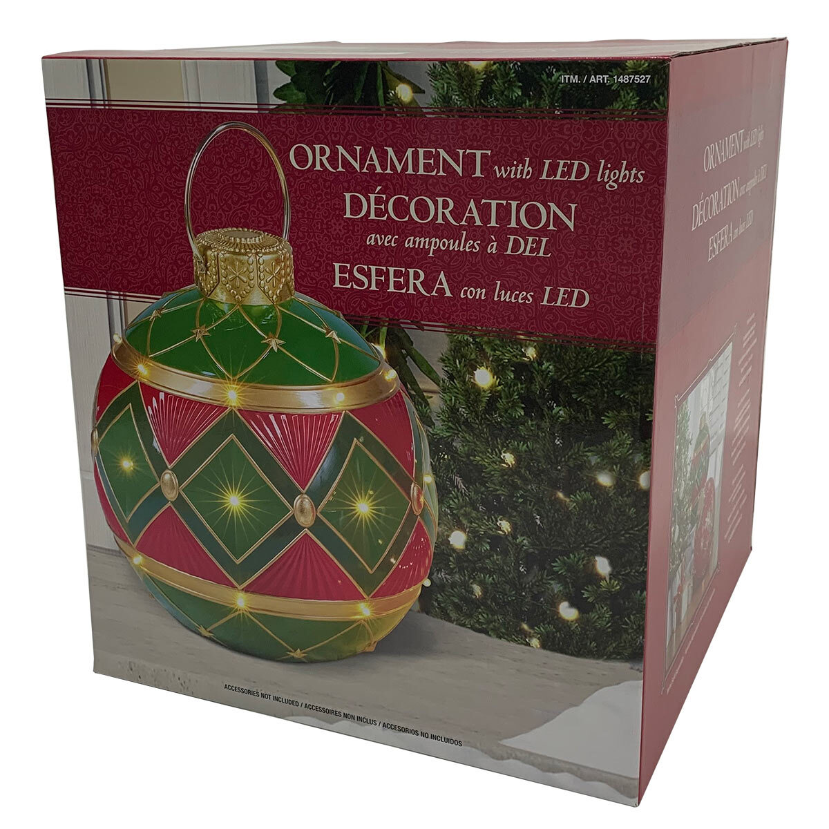 costco oversized christmas ornaments