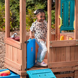 Buy Woodland Adventure Playhouse & Slide Features2 Image at Costco.co.uk