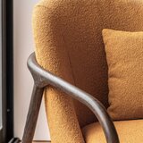 Gallery Allegra Ochre Fabric Armchair