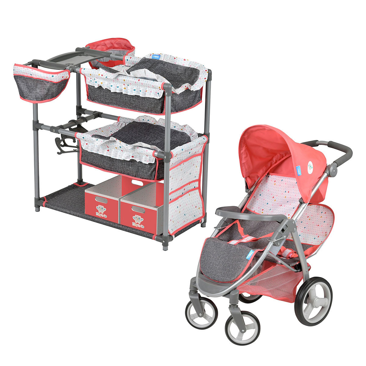 babydoll and stroller set