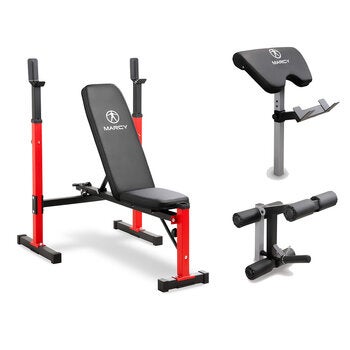 Marcy MWB-5511 Standard Weight Bench with Accessories Marcy MWB-5511 Standard Weight Bench with Accessories