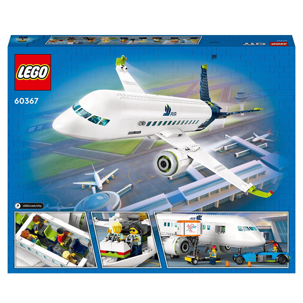 LEGO City Passenger Aeroplane Model 60367 7 Years