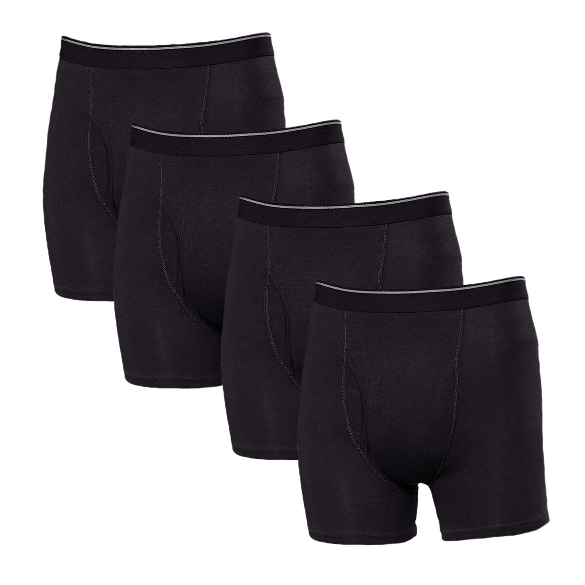 Kirkland Signature Men's 4 Pack Boxer Shorts, Medium